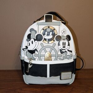 Disney Black and White Mickey Mouse Backpack